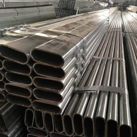 Труба плоскоовальная оцинкованная 45х25х1.5 (арочная/полуовал) оц. шов 08пс, Ст1-3 Труба плоскоовальная оцинкованная 45х25х1.5 (арочная/полуовал) оц. шов 08пс, Ст1-3