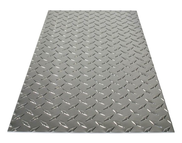 Лист рифленый горячекатаный 2.5x300х1200 чечевица